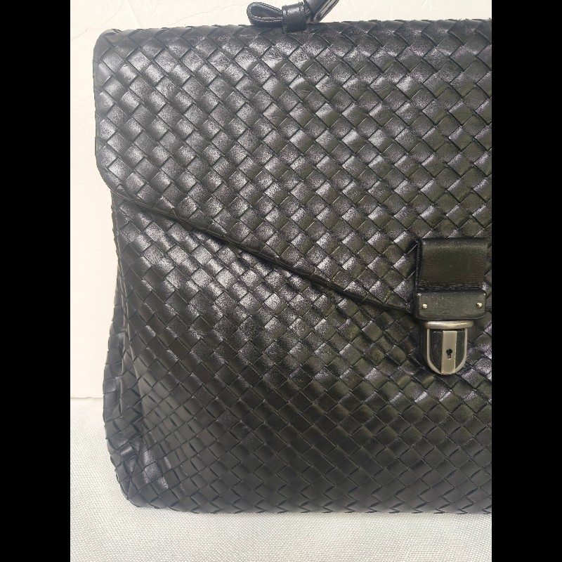 🔥年終狂降🔥【限時降價只到12/31】【8成新】㊣✨Bottega Veneta ✨寶緹嘉 BV 黑色 羊皮 編織 通勤 手提包 公事包 文件包 筆電包 /二手包/二手精品/保證正品🌳二手樹屋🌳-14