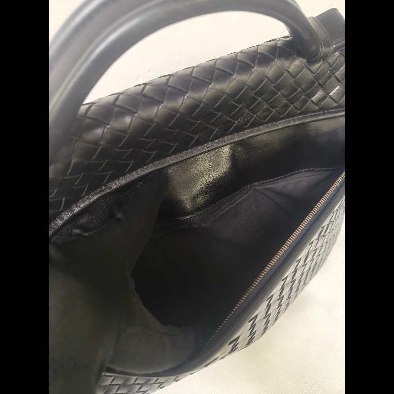 🔥年終狂降🔥【限時降價只到12/31】【8成新】㊣✨Bottega Veneta ✨寶緹嘉 BV 黑色 羊皮 編織 通勤 手提包 公事包 文件包 筆電包 /二手包/二手精品/保證正品🌳二手樹屋🌳-25