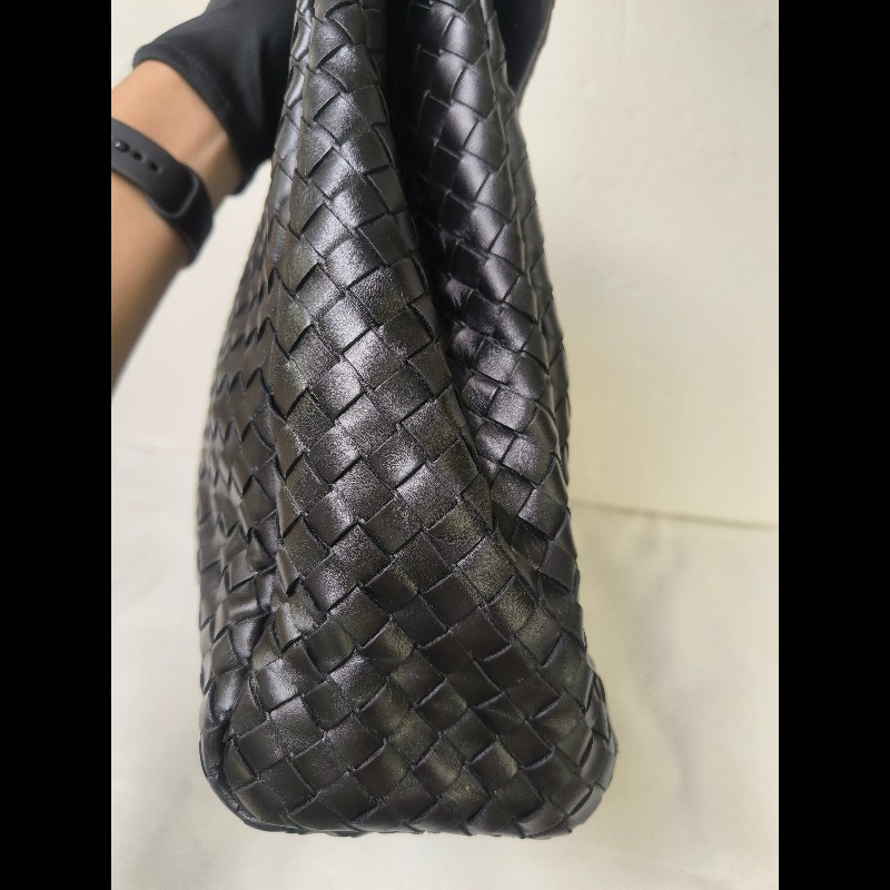 🔥年終狂降🔥【限時降價只到12/31】【8成新】㊣✨Bottega Veneta ✨寶緹嘉 BV 黑色 羊皮 編織 通勤 手提包 公事包 文件包 筆電包 /二手包/二手精品/保證正品🌳二手樹屋🌳-30