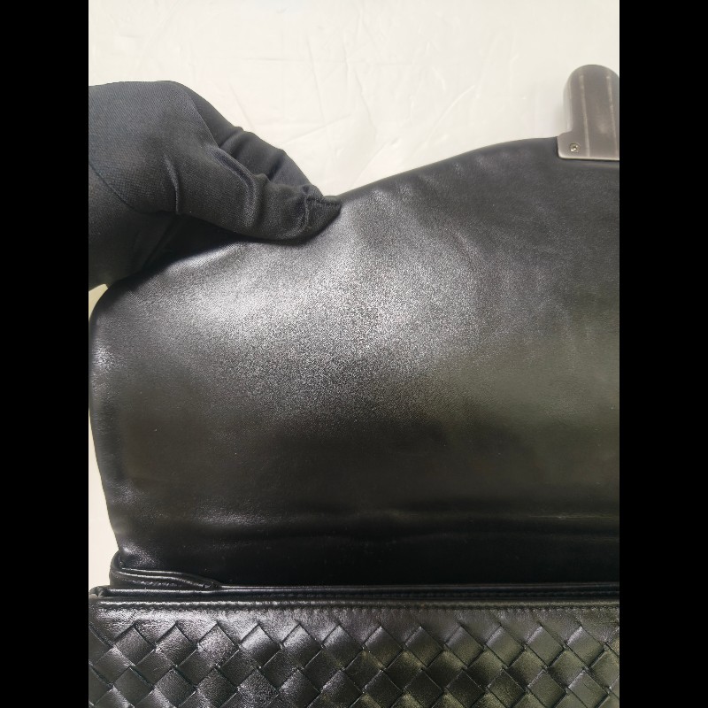 🔥年終狂降🔥【限時降價只到12/31】【8成新】㊣✨Bottega Veneta ✨寶緹嘉 BV 黑色 羊皮 編織 通勤 手提包 公事包 文件包 筆電包 /二手包/二手精品/保證正品🌳二手樹屋🌳-34