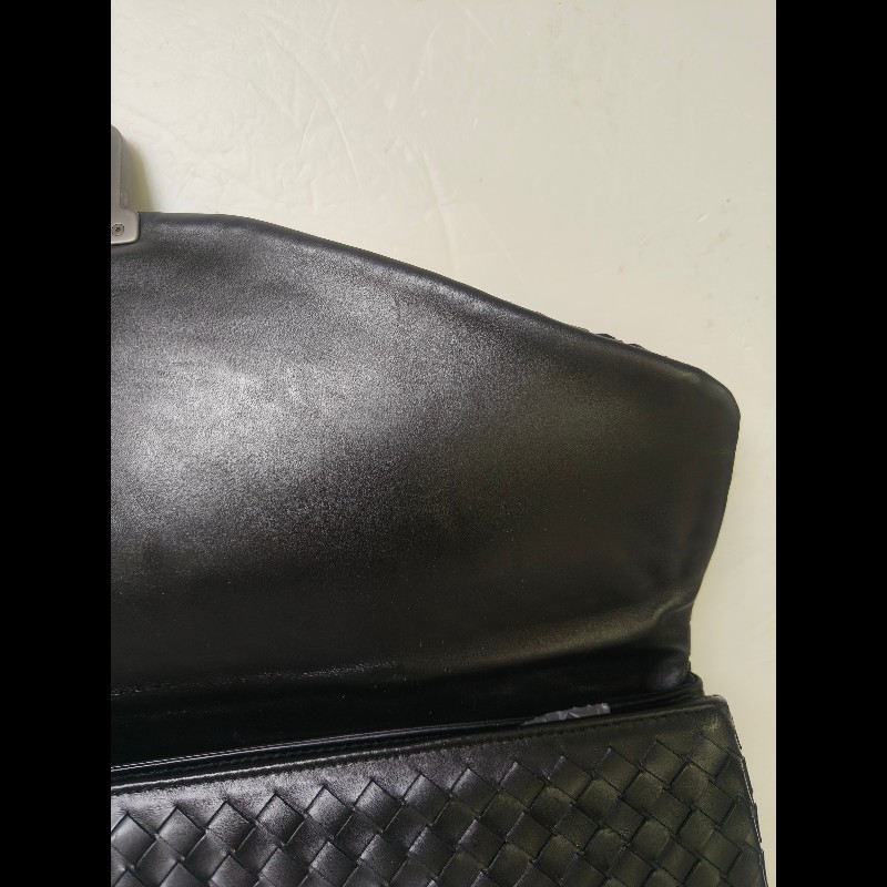 🔥年終狂降🔥【限時降價只到12/31】【8成新】㊣✨Bottega Veneta ✨寶緹嘉 BV 黑色 羊皮 編織 通勤 手提包 公事包 文件包 筆電包 /二手包/二手精品/保證正品🌳二手樹屋🌳-35