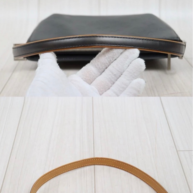 「JL精品代購」97新 LV 錫器灰麻將包-5