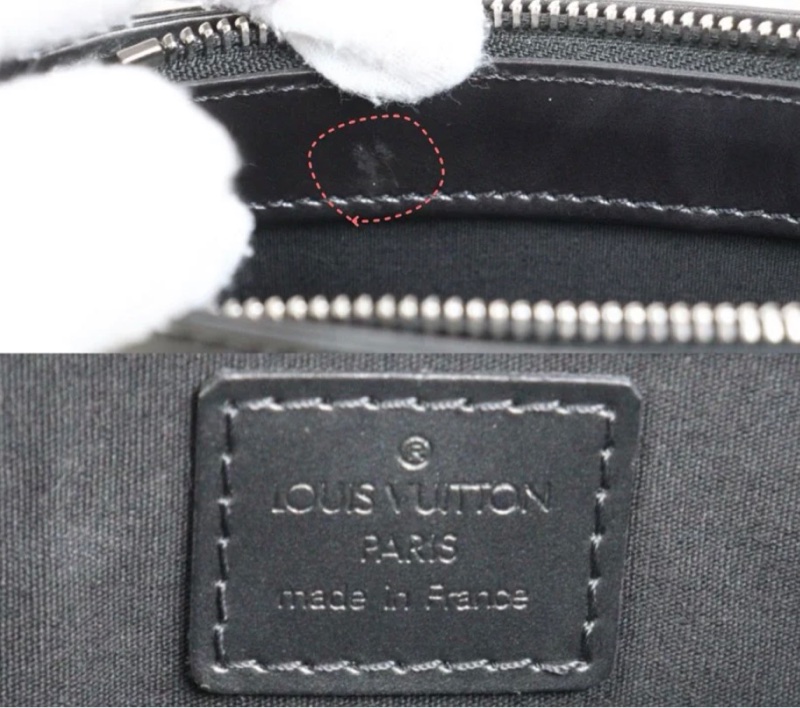 「JL精品代購」97新 LV 錫器灰麻將包-9