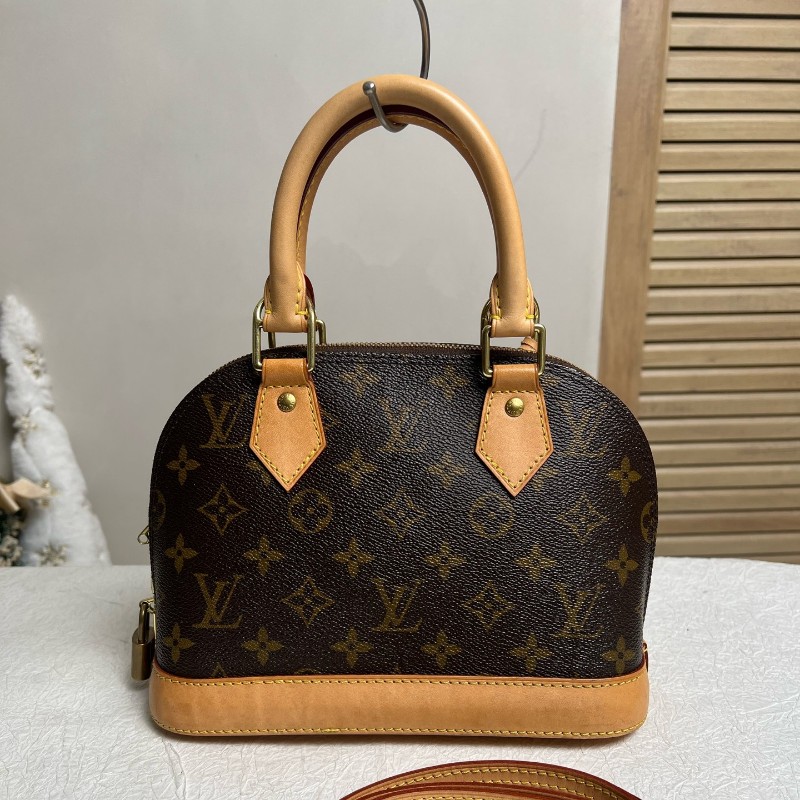 LV ALMA BB 老花貝殼包 手提包肩背包-0