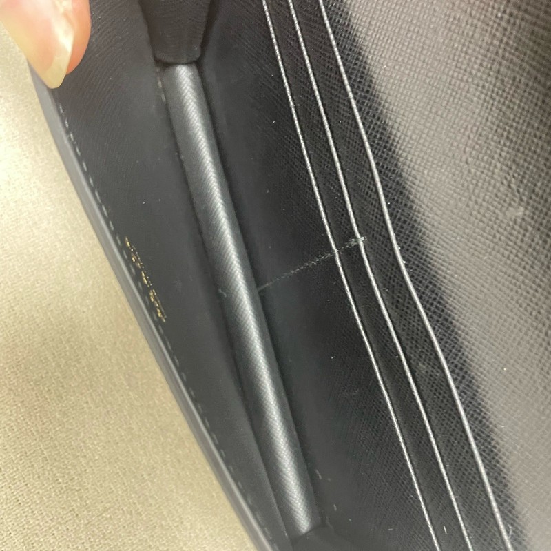 Prada 黑色牛皮鏈條肩背包斜背包 底長18.5cm-7