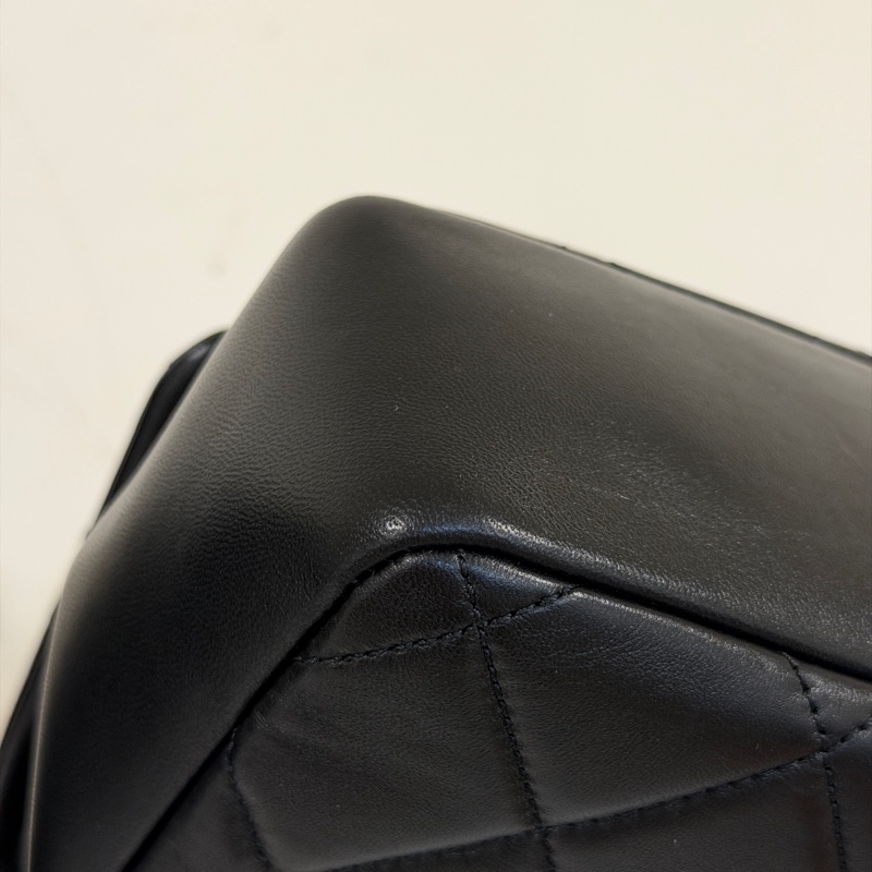 #大全配🈶台灣購證 香奈兒黑金Cf25 22s芯片款口蓋包 雙背袋🉑斜挎/肩背 賠售割愛❤️-21