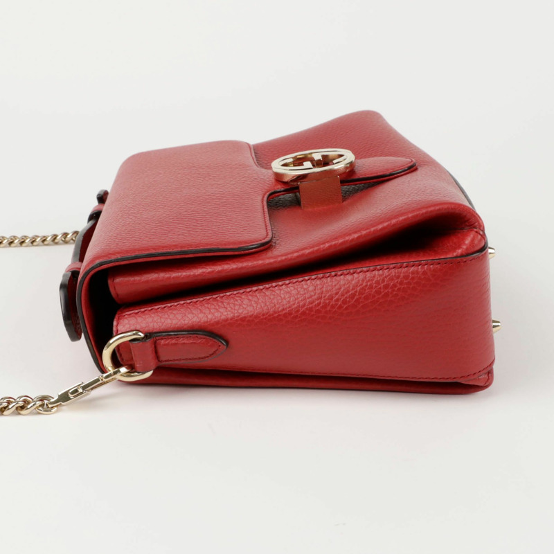 GUCCI 互扣式頂部手把手提單肩包 510302-3