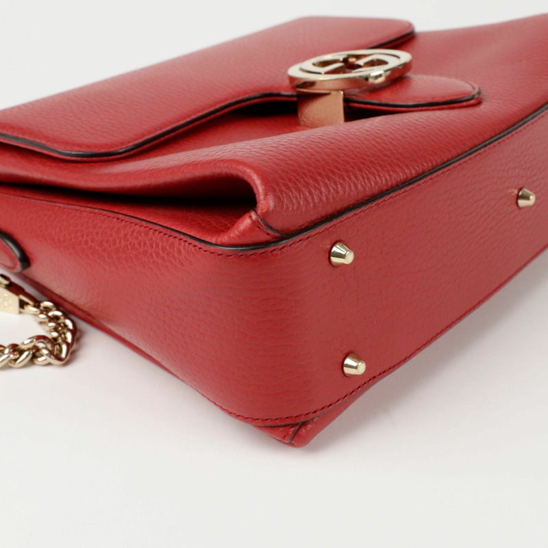 GUCCI 互扣式頂部手把手提單肩包 510302-4