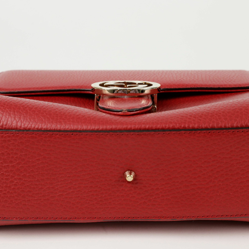 GUCCI 互扣式頂部手把手提單肩包 510302-6