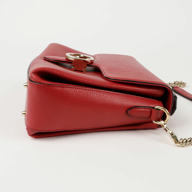 GUCCI 互扣式頂部手把手提單肩包 510302-7