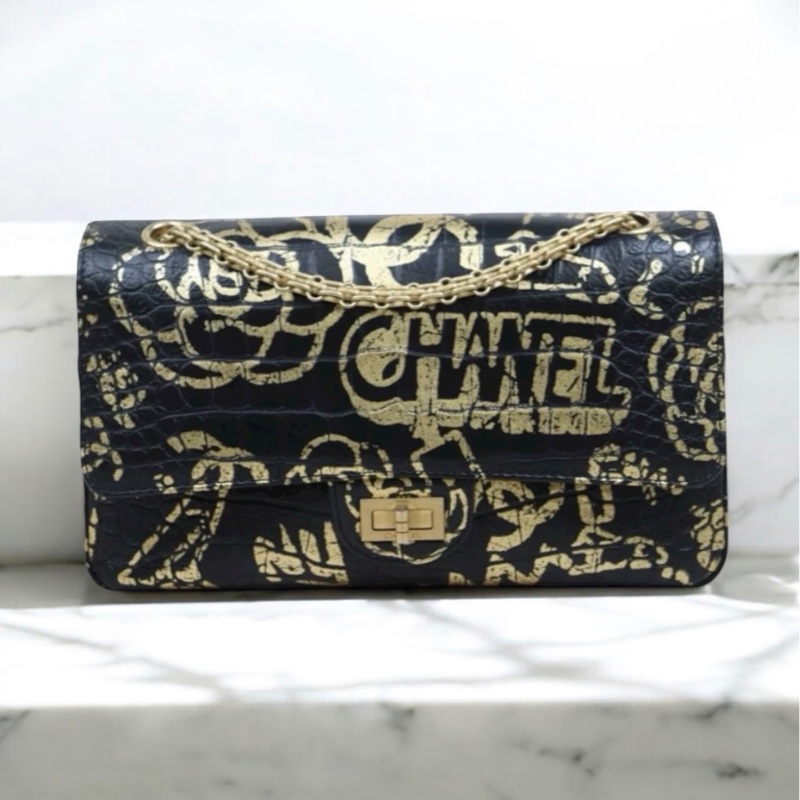 「JL精品代購」9新 Chanel香奈兒 2.55 埃及限量-0