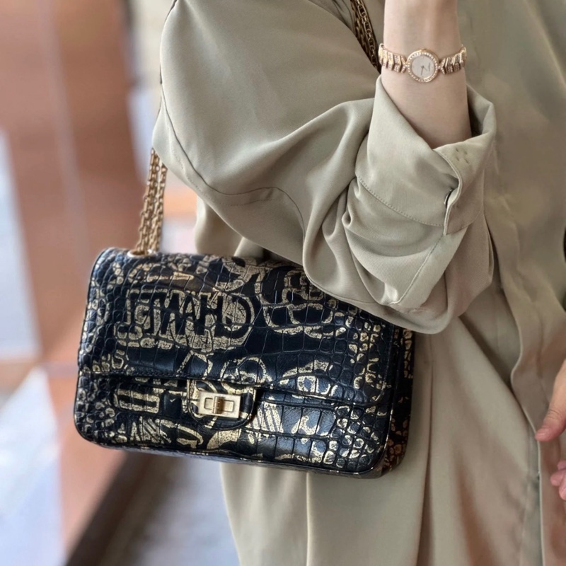 「JL精品代購」9新 Chanel香奈兒 2.55 埃及限量-2