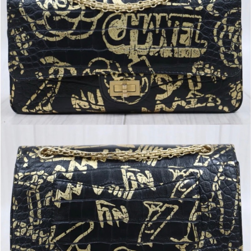 「JL精品代購」9新 Chanel香奈兒 2.55 埃及限量-3