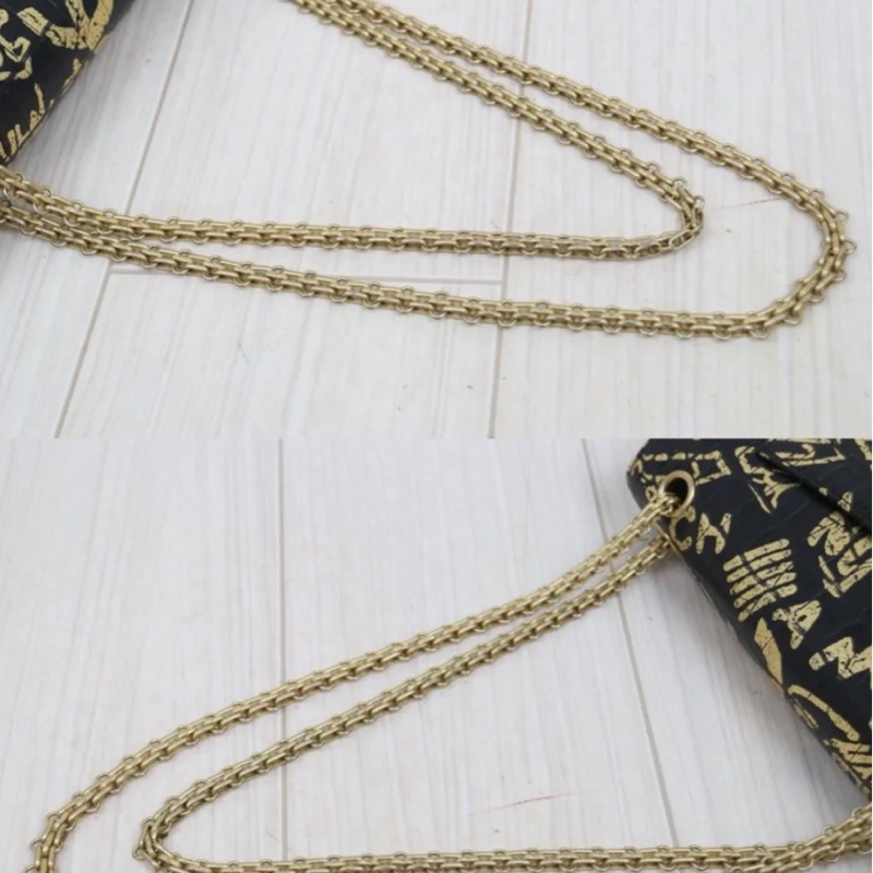 「JL精品代購」9新 Chanel香奈兒 2.55 埃及限量-9