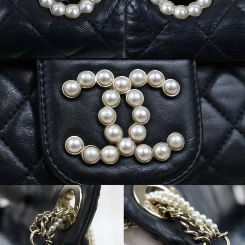 「JL精品代購」9新 Chanel 香奈兒 Westminster珍珠包-7