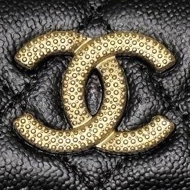 🌷Chanel 稀有金色大雙C魚子醬皮三折短夾錢包皮夾｜經典花紋✦fufu style 精品✦ 氣質款｜-18