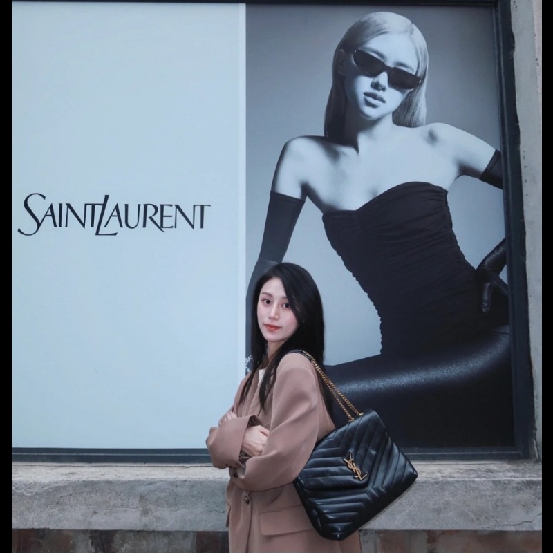 YSL Saint Laurent 聖羅蘭 loulou黑金 鍊條包 肩背包 斜背包-2