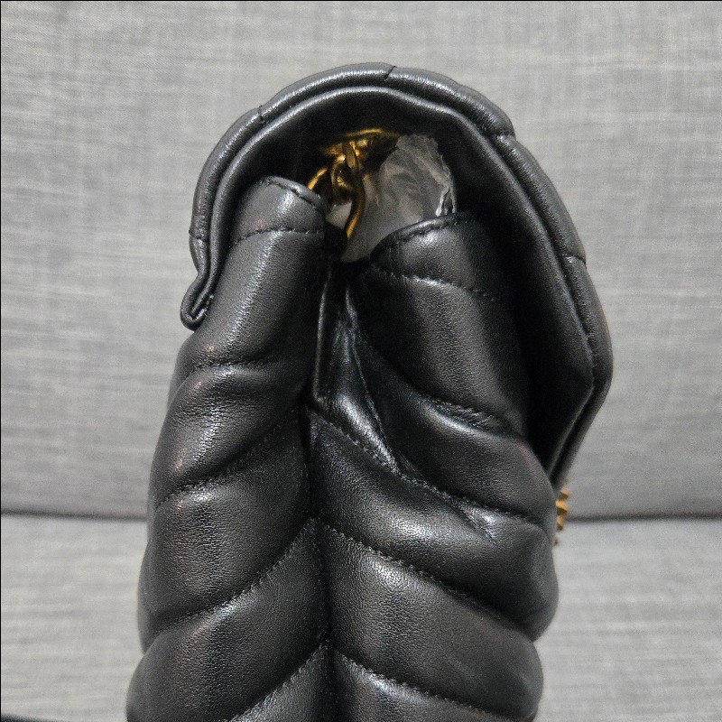 YSL Saint Laurent 聖羅蘭 loulou黑金 鍊條包 肩背包 斜背包-17