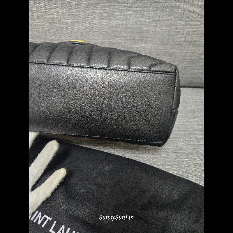 YSL Saint Laurent 聖羅蘭 loulou黑金 鍊條包 肩背包 斜背包-29