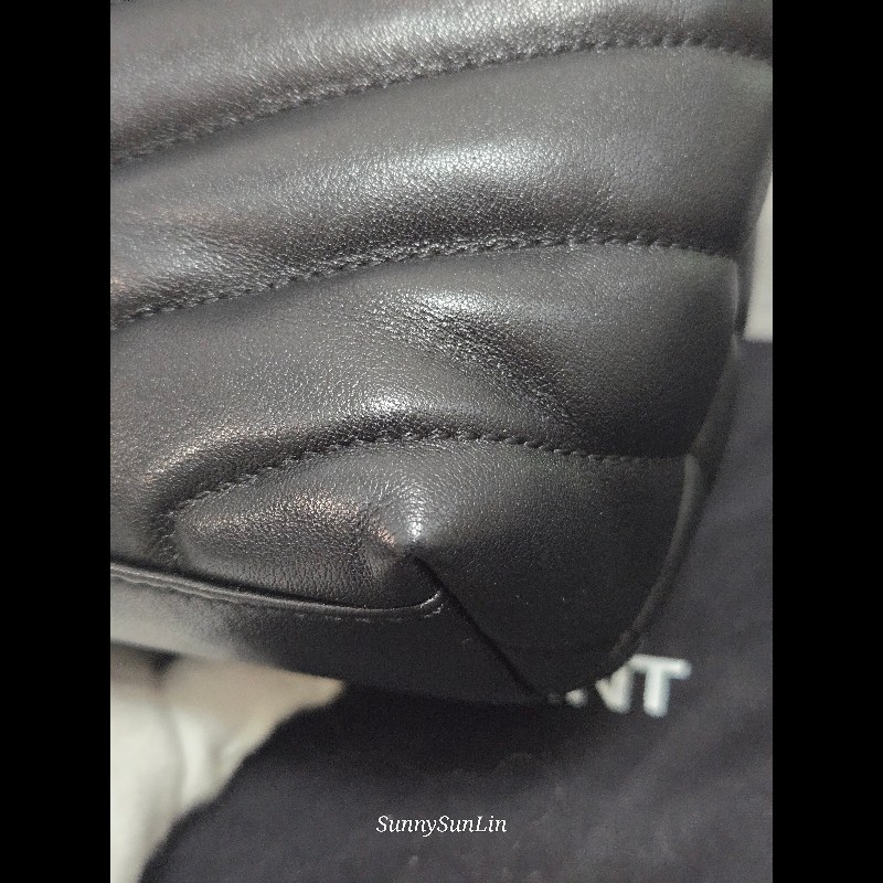 YSL Saint Laurent 聖羅蘭 loulou黑金 鍊條包 肩背包 斜背包-32