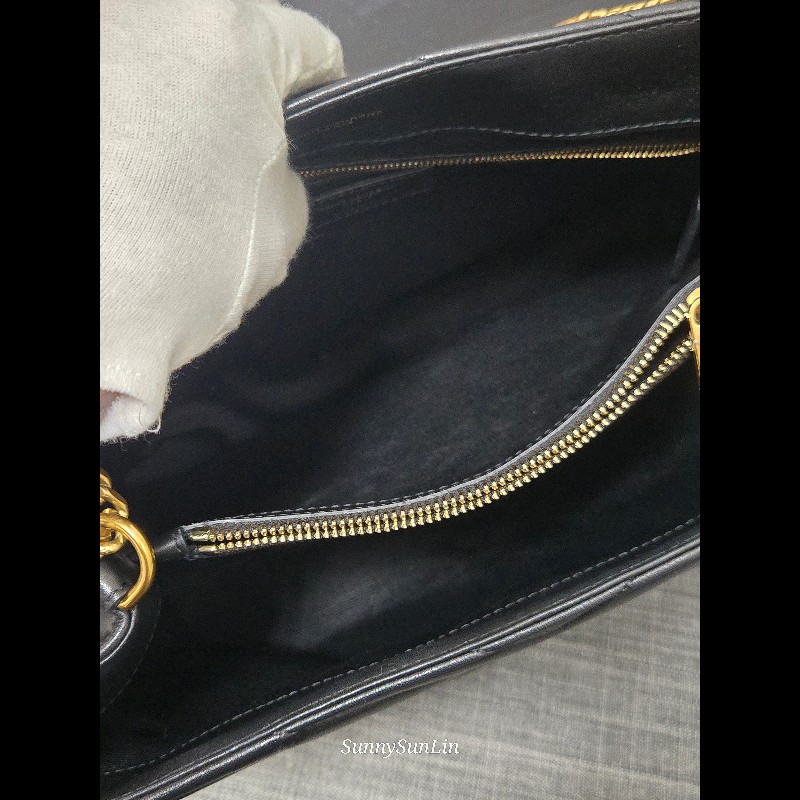 YSL Saint Laurent 聖羅蘭 loulou黑金 鍊條包 肩背包 斜背包-47