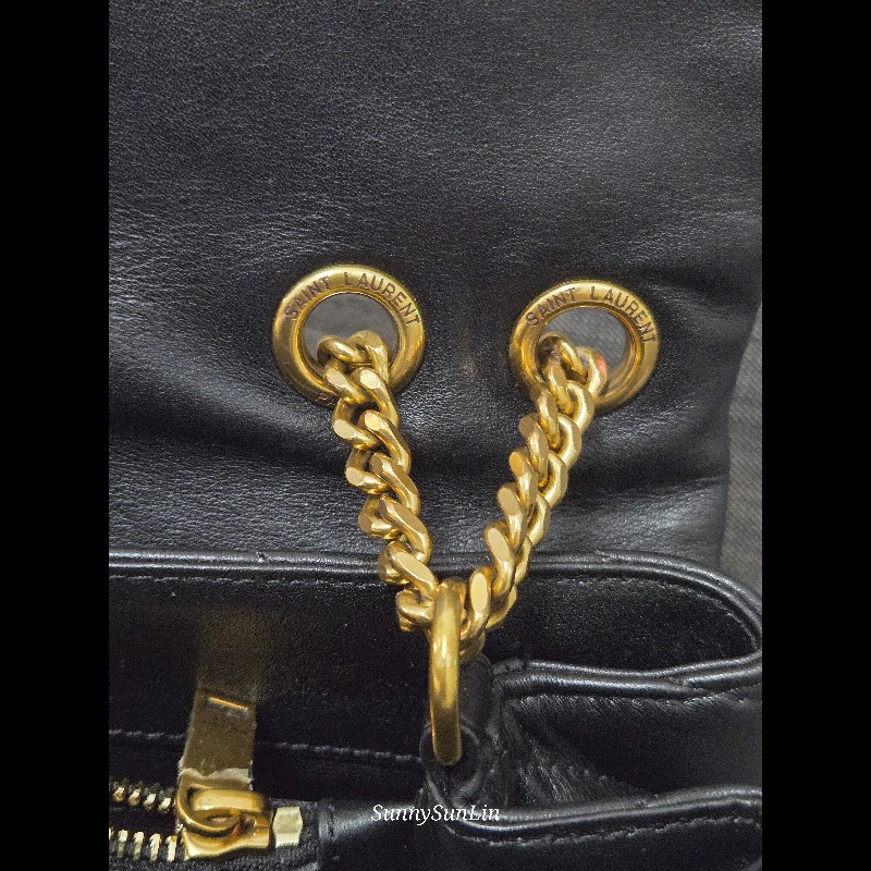 YSL Saint Laurent 聖羅蘭 loulou黑金 鍊條包 肩背包 斜背包-58