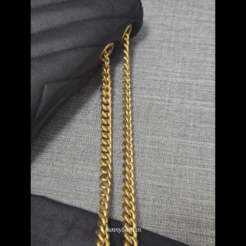 YSL Saint Laurent 聖羅蘭 loulou黑金 鍊條包 肩背包 斜背包-60