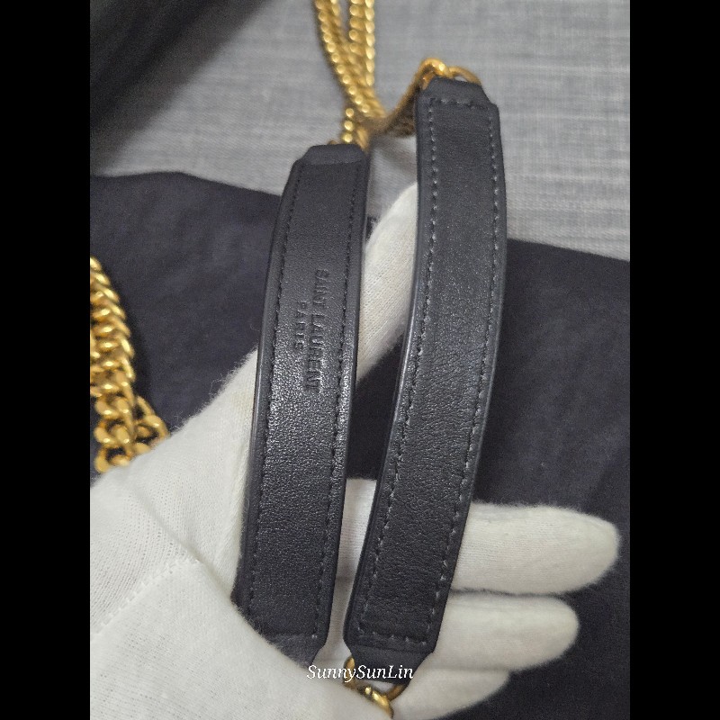 YSL Saint Laurent 聖羅蘭 loulou黑金 鍊條包 肩背包 斜背包-62