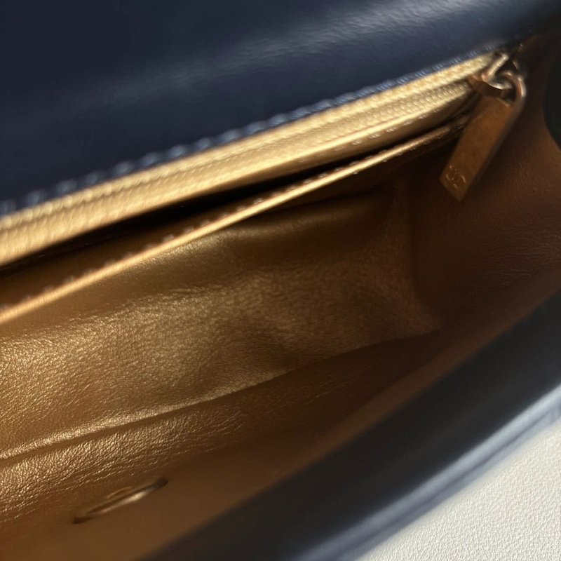 小巴黎二手名牌   Chanel mini coco 金球 午夜藍 黑夜藍-11