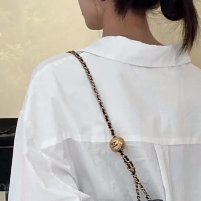 小巴黎二手名牌   Chanel mini coco 金球 午夜藍 黑夜藍-16