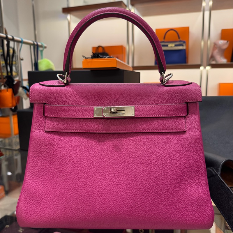 Hermes Kelly28 乾燥玫瑰紫L3色 銀釦（少鎖具） 🩷 九紫離火運買起來-1