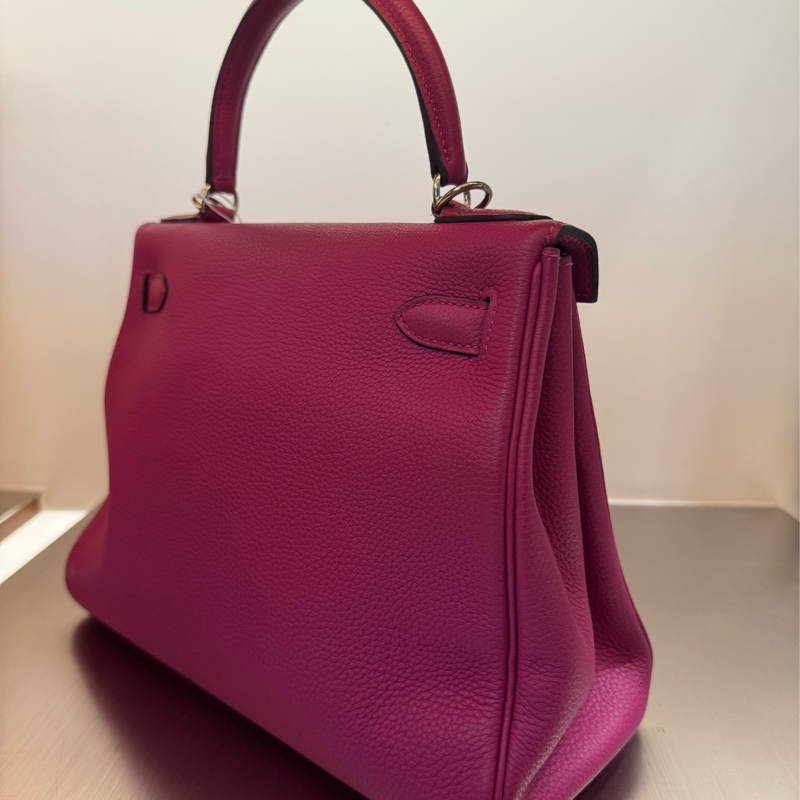 Hermes Kelly28 乾燥玫瑰紫L3色 銀釦（少鎖具） 🩷 九紫離火運買起來-7