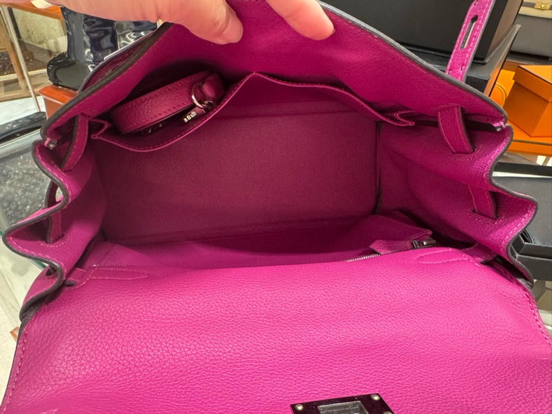 Hermes Kelly28 乾燥玫瑰紫L3色 銀釦（少鎖具） 🩷 九紫離火運買起來-9