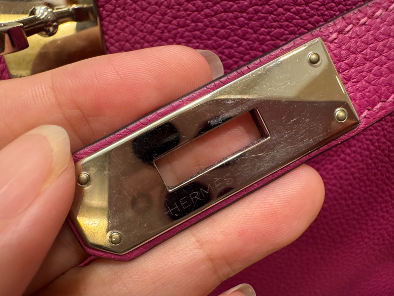 Hermes Kelly28 乾燥玫瑰紫L3色 銀釦（少鎖具） 🩷 九紫離火運買起來-23