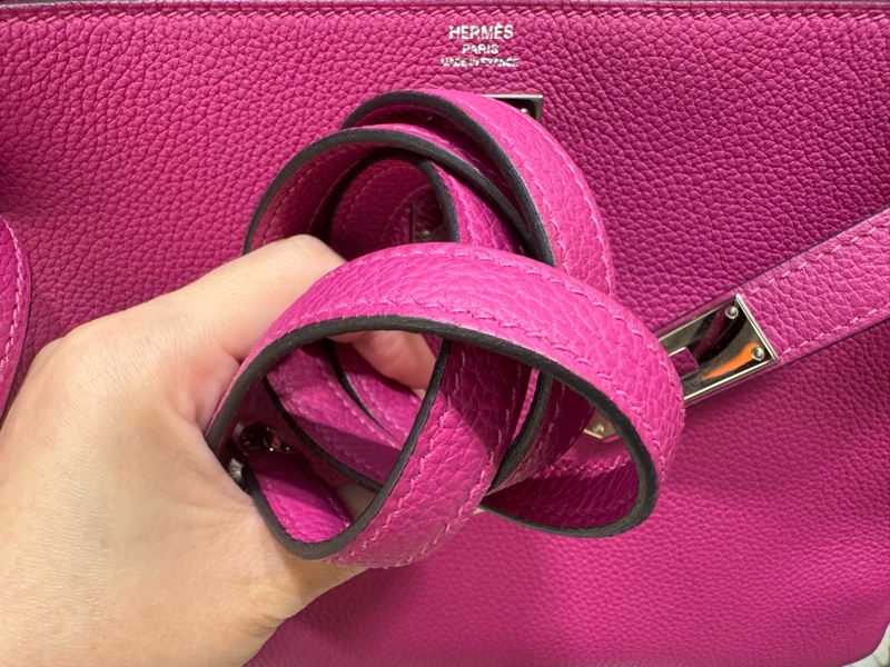 Hermes Kelly28 乾燥玫瑰紫L3色 銀釦（少鎖具） 🩷 九紫離火運買起來-19
