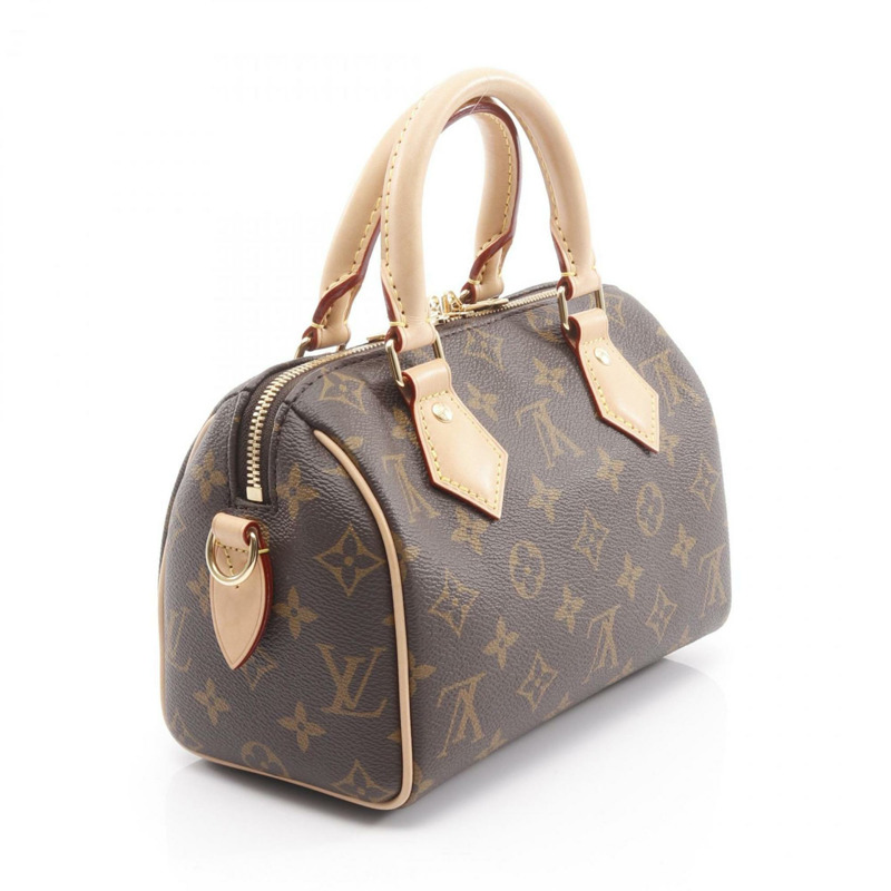 路易威登 Speedy Bandouliere 20 手提包，塗層帆布和皮革，Monogram 圖案，女士，棕色，M46234-1