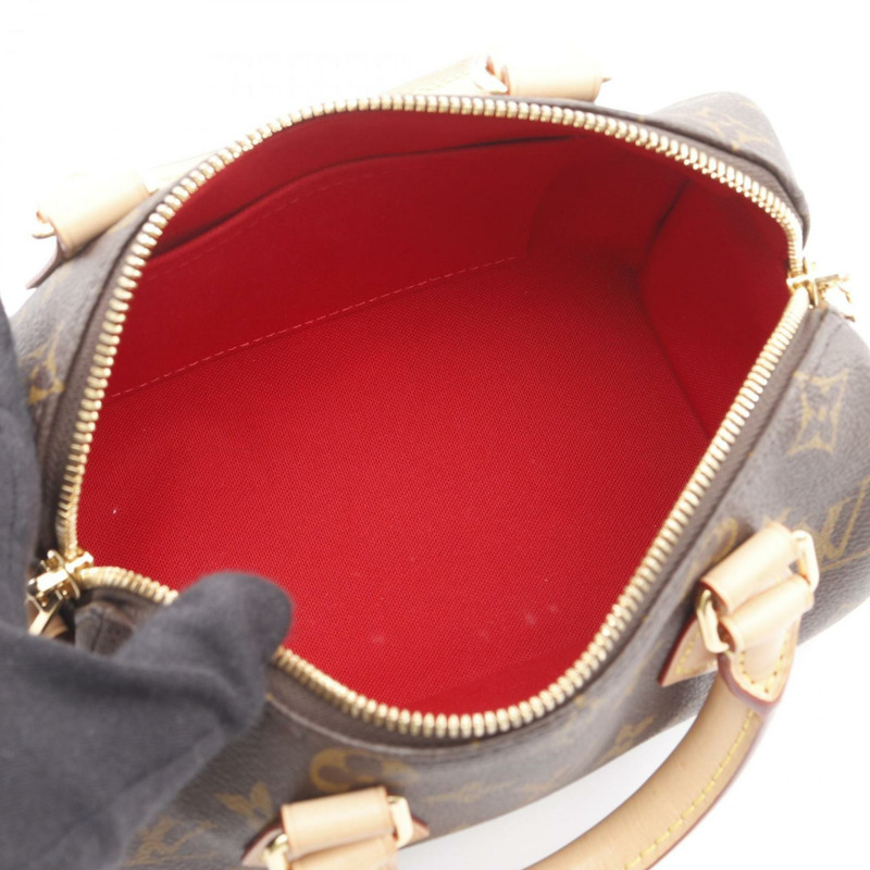 路易威登 Speedy Bandouliere 20 手提包，塗層帆布和皮革，Monogram 圖案，女士，棕色，M46234-2