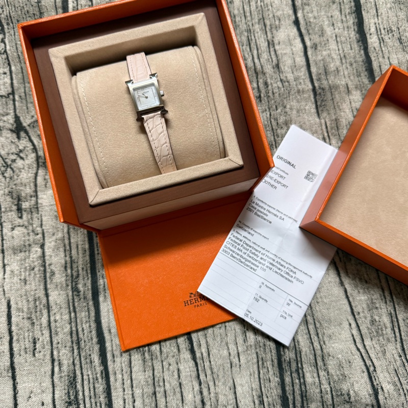 愛馬仕mini Heure H 手錶-0
