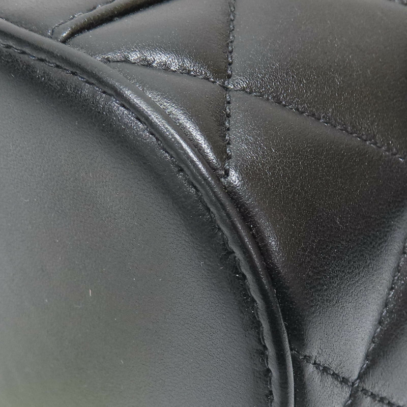 黑色 羊皮 菱格紋 Trendy cosmetic case 鍊帶 化妝包 肩背包【CHANEL 香奈兒】-15