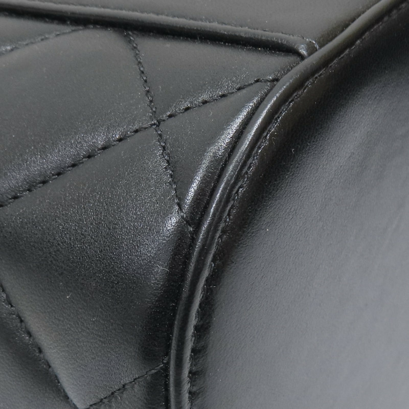 黑色 羊皮 菱格紋 Trendy cosmetic case 鍊帶 化妝包 肩背包【CHANEL 香奈兒】-16