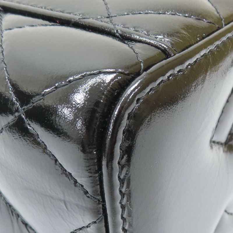 黑色 牛皮 菱格紋 化妝包 兩用包【CHANEL 香奈兒】-19