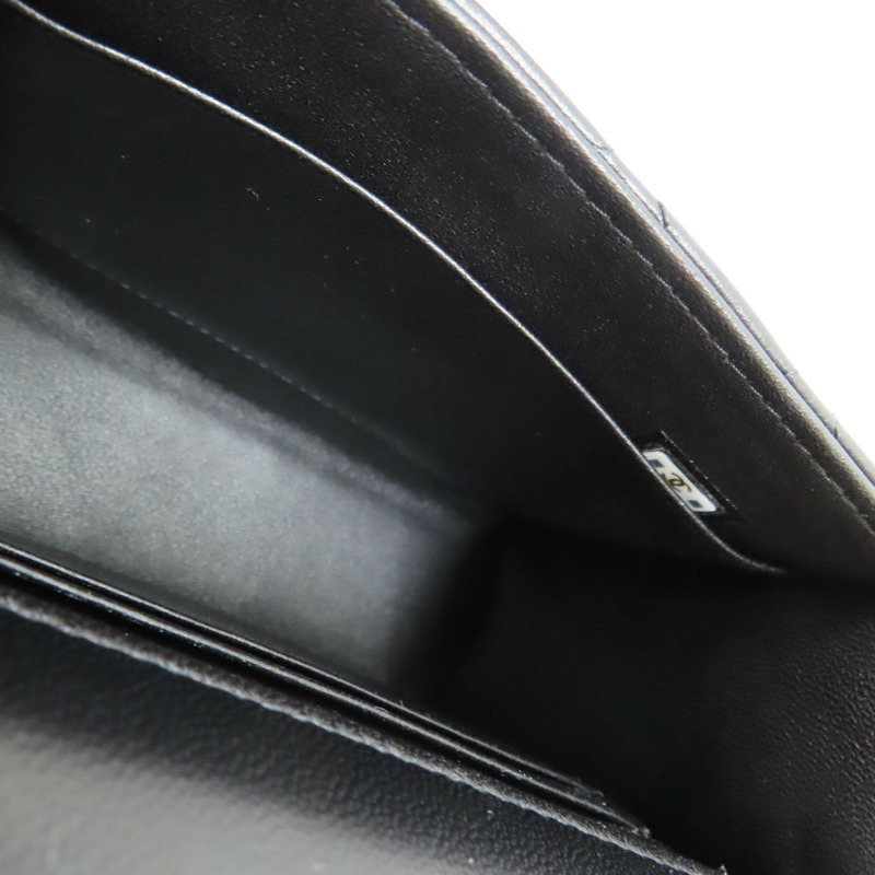 黑色 羊皮 菱格紋 enamel handle crossbody bag 肩背包【CHANEL 香奈兒】-5