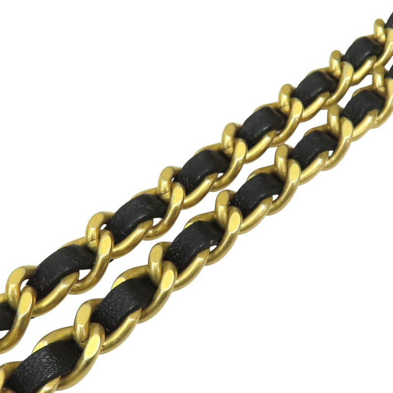 黑色 羊皮 菱格紋 enamel handle crossbody bag 肩背包【CHANEL 香奈兒】-18