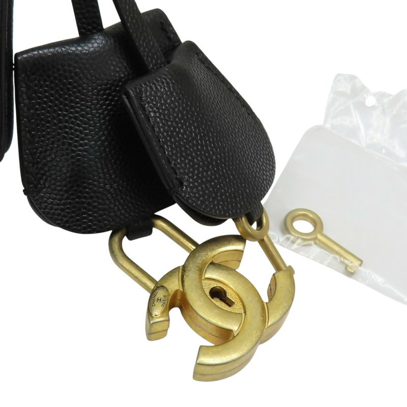 黑色 牛皮 CC Filigree Vanity 肩背包 A93342【CHANEL 香奈兒】 A93342-16