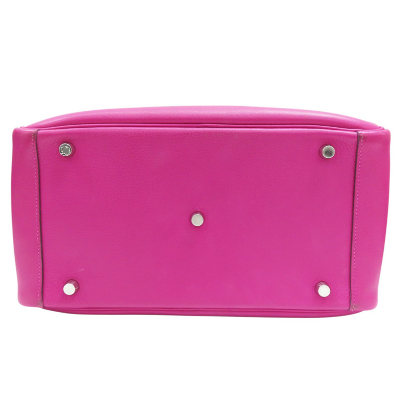 玉蘭粉 Evercolor牛皮 Lindy 30 肩背包 銀釦 A刻 (發霉)【HERMES 愛馬仕】-3