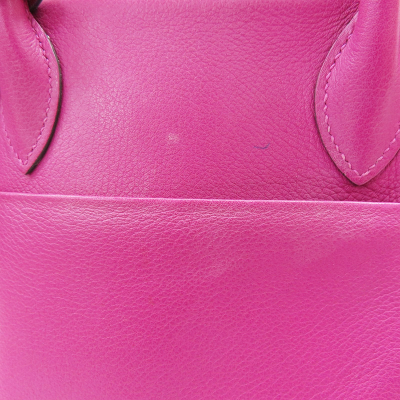 玉蘭粉 Evercolor牛皮 Lindy 30 肩背包 銀釦 A刻 (發霉)【HERMES 愛馬仕】-12