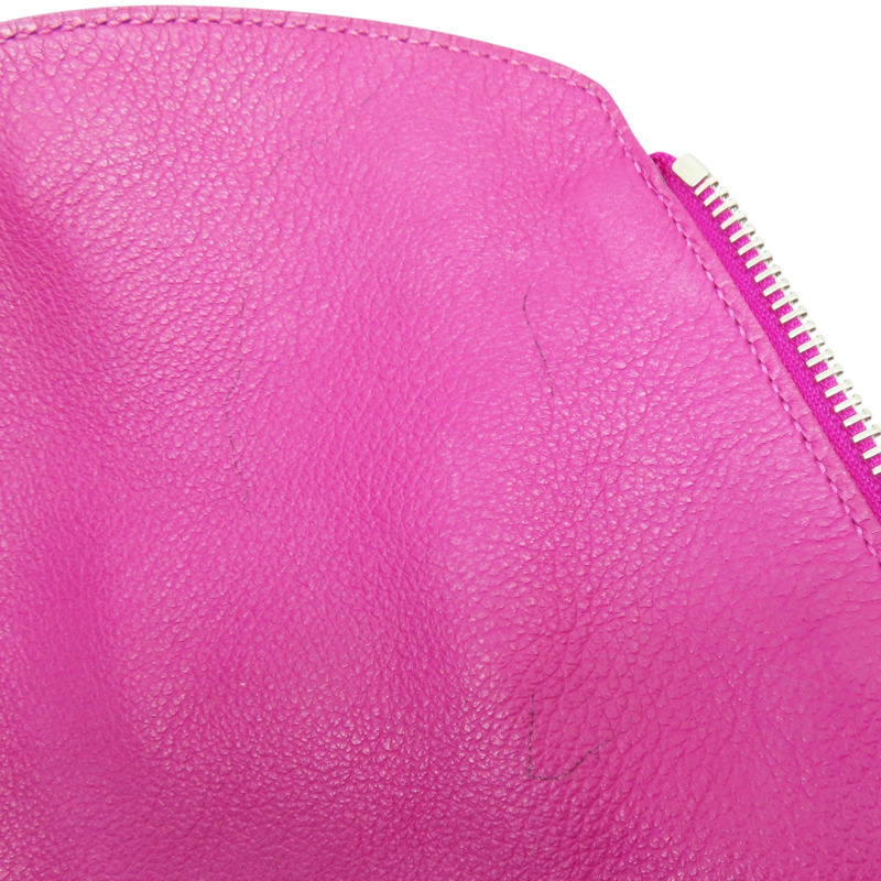 玉蘭粉 Evercolor牛皮 Lindy 30 肩背包 銀釦 A刻 (發霉)【HERMES 愛馬仕】-14