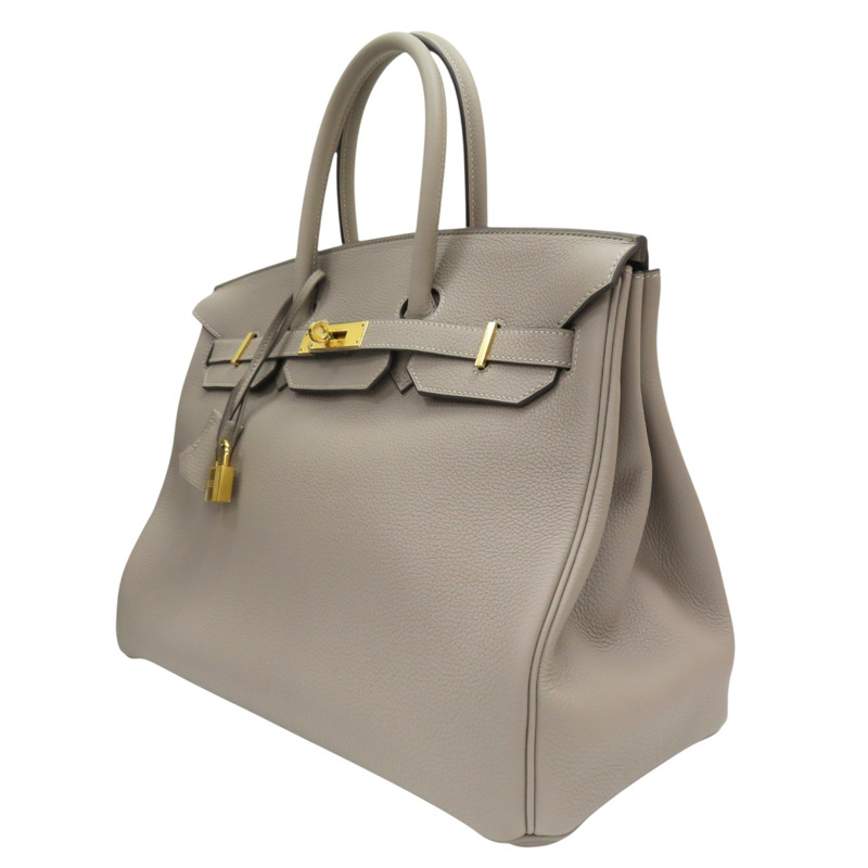 斑鳩灰 Togo牛皮 Birkin 35 柏金包 手提包 A刻 金扣【HERMES 愛馬仕】-2