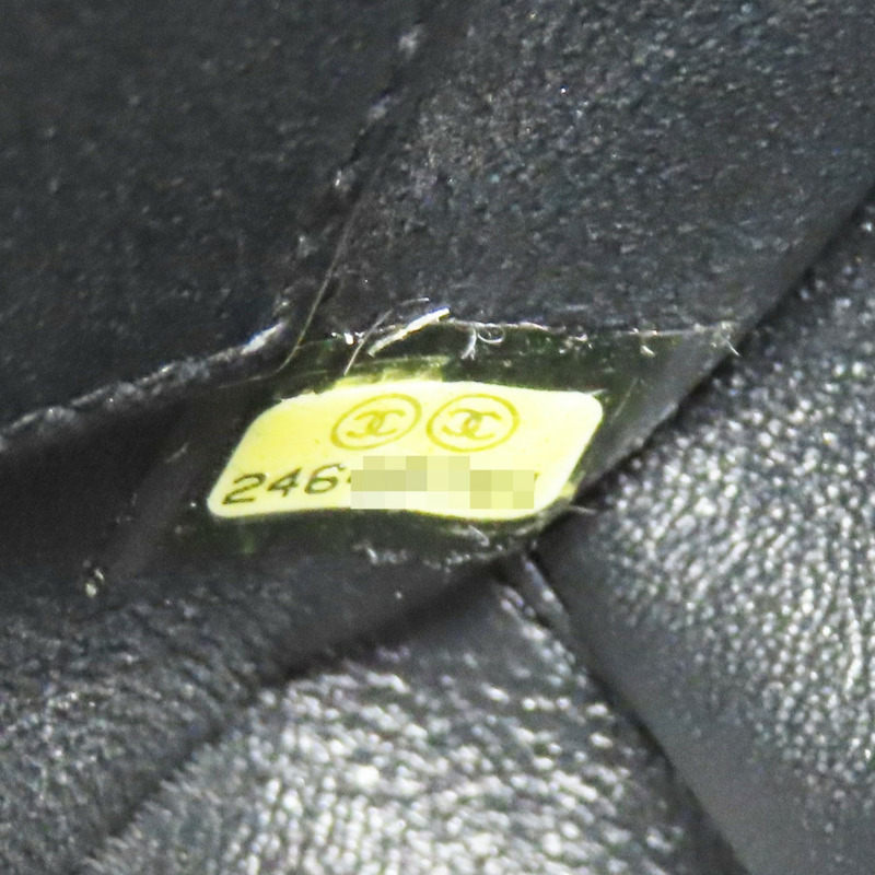 黑色 牛皮 鍊帶 肩背包 金釦【CHANEL 香奈兒】-7