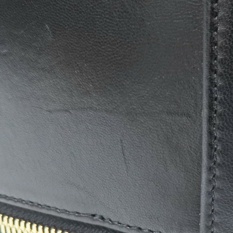 黑色 牛皮 鍊帶 肩背包 金釦【CHANEL 香奈兒】-15